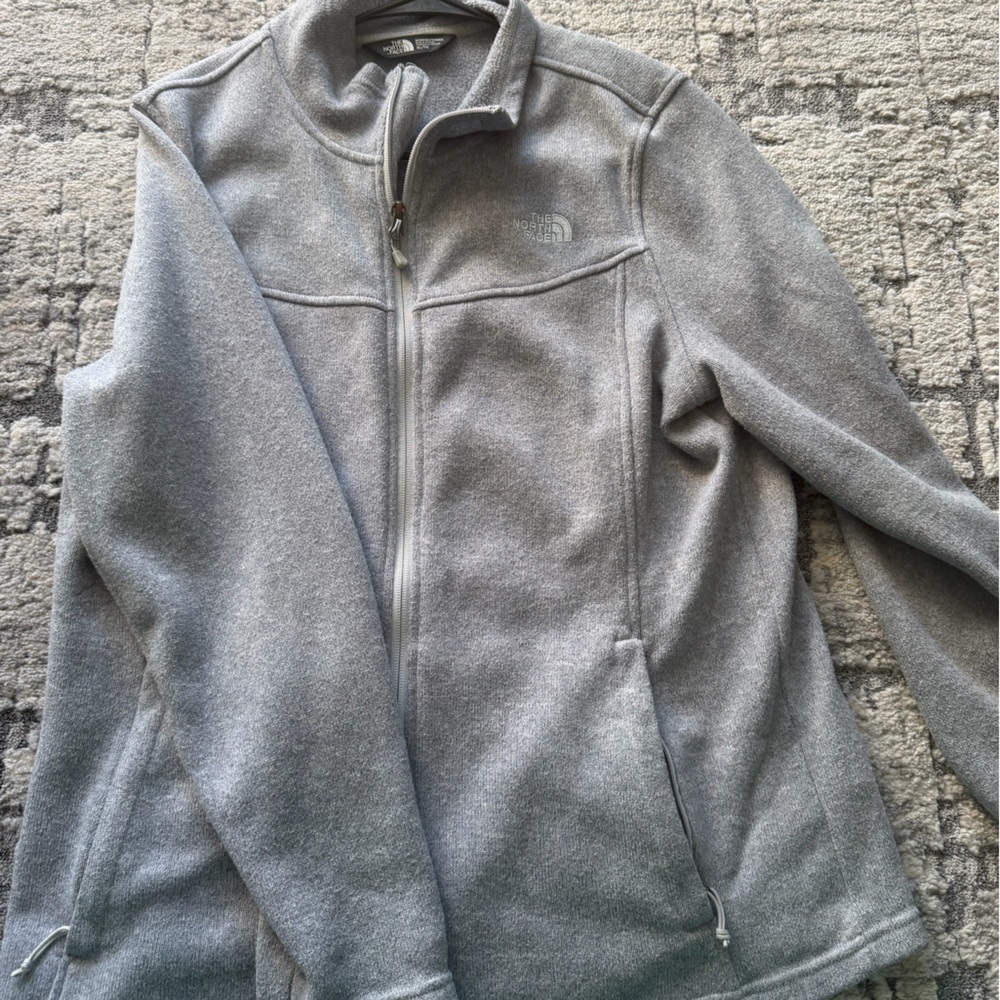 The North Face Light Gray Hoodie